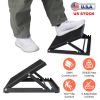Steel Calf Stretcher Slant Board With 5 Adjustable Inclines 0° to 50° Non-Slip Textured Surface 500LBS Max Load Capacity For Foot Knee Ankle Tendon St