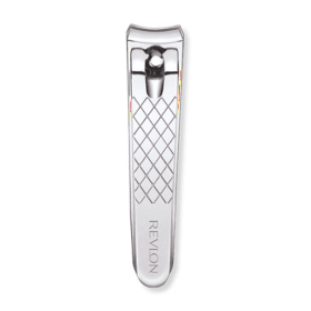 Revlon Nail Clipper, Compact Mini Nail Cutter With Curved Blades for Trimming and Grooming, 1 Count