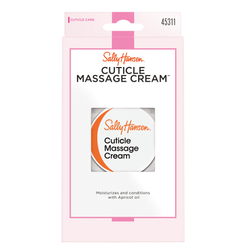 Sally Hansen Cuticle Massage Cream with Apricot Oil 0.4 fl oz Softens Moisturizes and Conditions