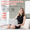 Double Chin Reducer Machine Electric Face Lift Device V Face Shaping Massager with Red Blue Light 4 Mode 3 Intensity Level Adjustable Belt