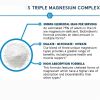 Triple Magnesium Complex | 300mg of Magnesium Glycinate, Malate, & Citrate for Muscles, Nerves, & Energy | High Absorption | Vegan, Non-GMO | 90 Capsu