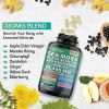 Sea Moss 7000mg Black Seed Oil 4000mg Ashwagandha 2000mg Ginger Blend with Turmeric 2000mg Bladderwrack Burdock & Vitamin D3 Vitamin C with ACV Chloro