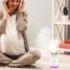 220ml Cool Mist Humidifier Ultrasonic Air Diffuser Atomizer w/7 Color Breathing Lights  Auto Off Office Home Yoga